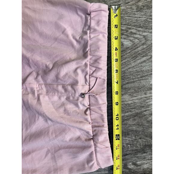 Almost Famous Women’s Large Pink Drawstring Long Skirt Casual Stretch Pockets - Picture 5 of 6